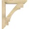 Ekena Millwork Merced Slat Rough Sawn Bracket w/ Offset Brace, Douglas Fir, 6"W x 28"D x 32"H BKT0604X28X32MRC06RDF - alternate 3